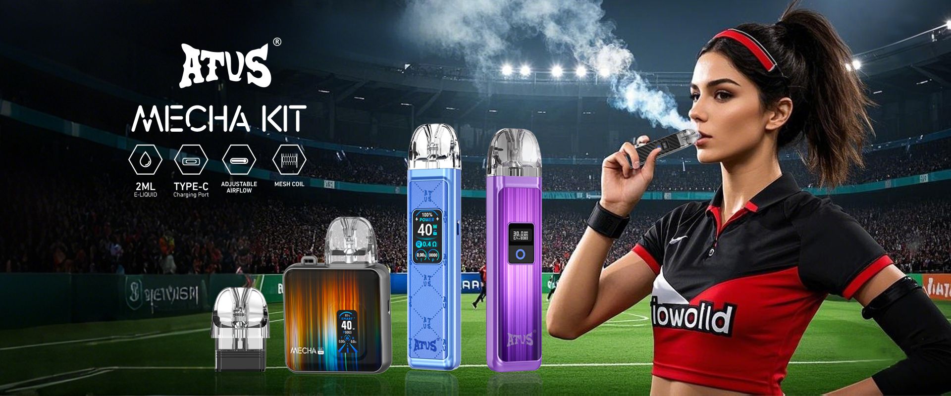 ATVS Vape | POD Dispotável Vapes kit dispositivo Fornecedor distribuidor 25000, 30000, 40000, 45000 Puffs com melhor preço