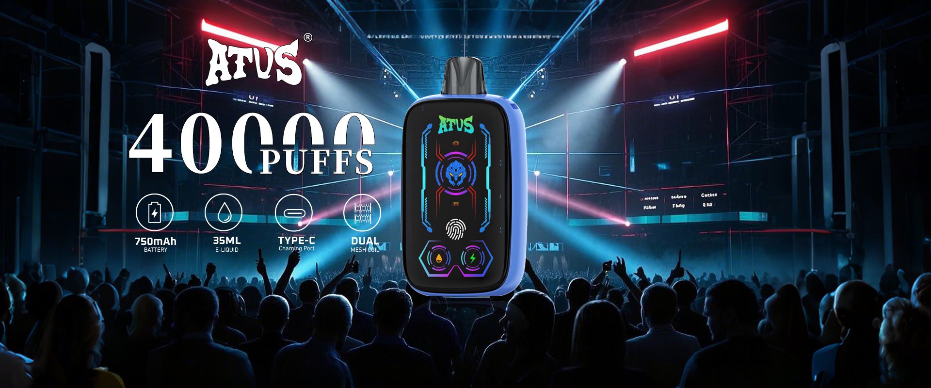 ATVS Vape | POD Dispotável Vapes kit dispositivo Fornecedor distribuidor 25000, 30000, 40000, 45000 Puffs com melhor preço