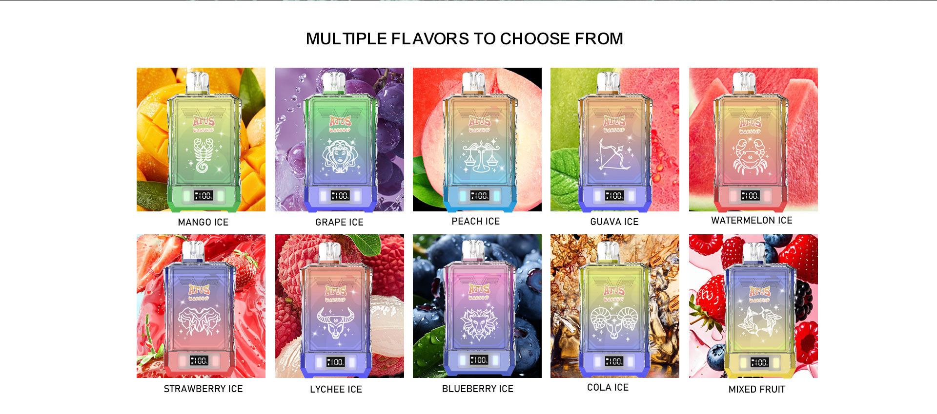 DE015 18000 Puffs Vape descartável com ecrã LED e fluxo de ar ajustável